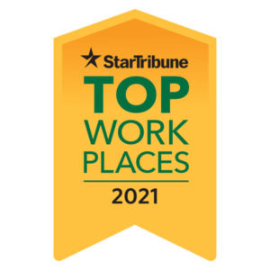Top Work Places 2021 logo