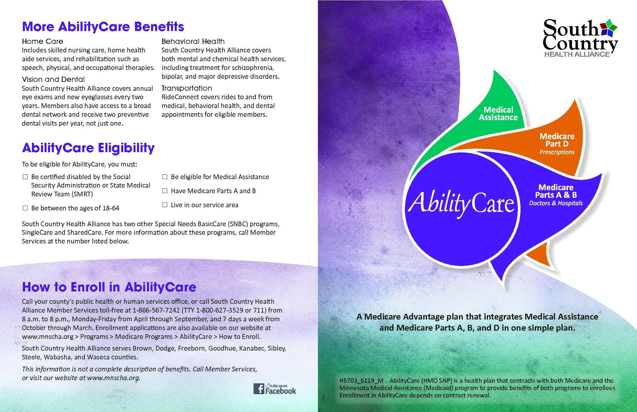 6119 AbilityCare Brochure - South Country Health Alliance