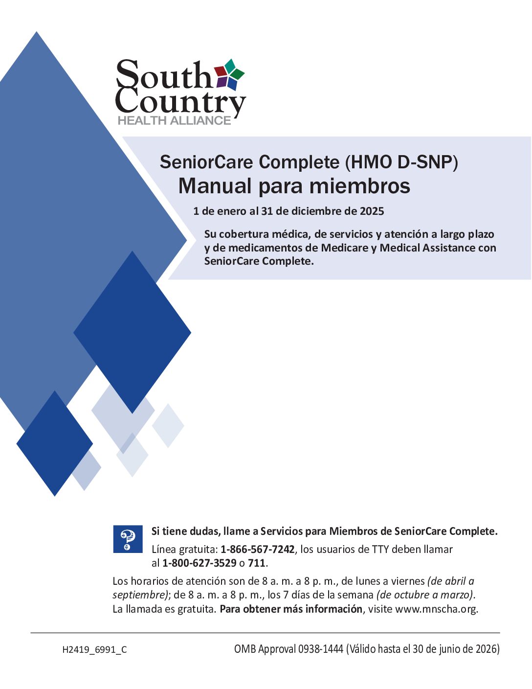 2025 SeniorCare Complete Manual para miembros - South Country Health ...