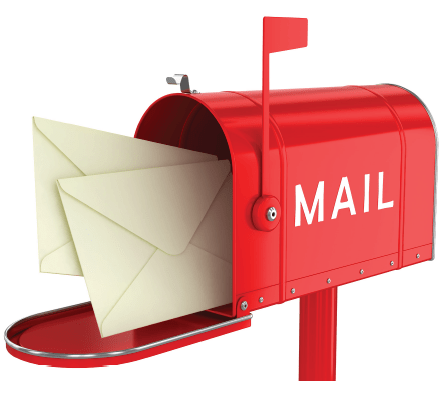 Red mailbox